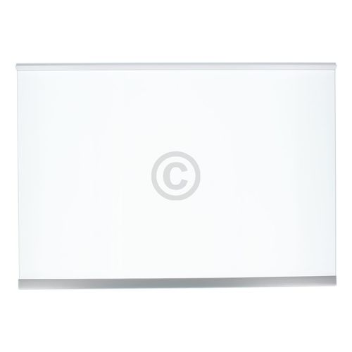Glasplatte Whirlpool 481010667591 485x343mm mit Leisten für Kühlteilinnenraum KühlGefrierKombination