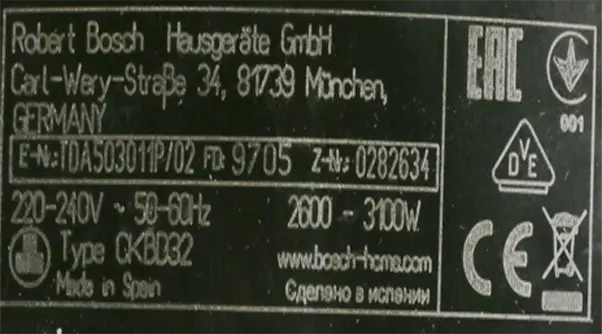 Gehäuse für Bügeleisen BSH-Gruppe 00747919 Edelstahl, robust