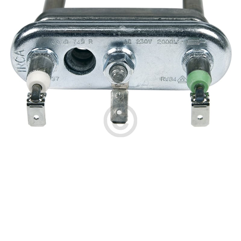 Heizelement wie BOSCH 12024403 IRCA 6099749R 2000W 230V ohne Nickel-Chrom für Waschmaschine