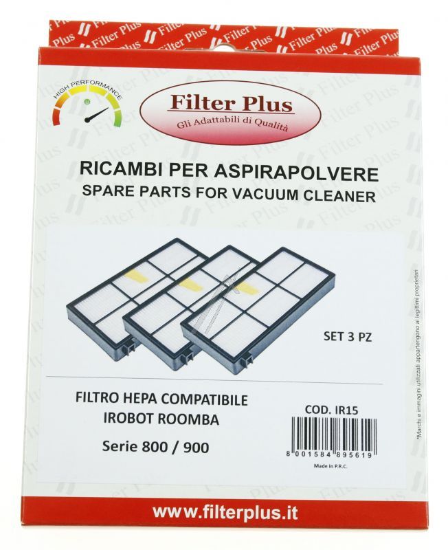 HEPA-Filter für Roomba 800-900 Staubsauger Filter Plus [Hersteller-Artikelnummer] 3er-Pack
