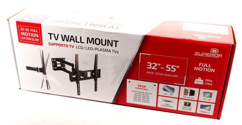TV-Wandhalterung für Fernsehen & Telefonie Superior SUPSTV003 Full Motion Extra Slim Schwenkbar