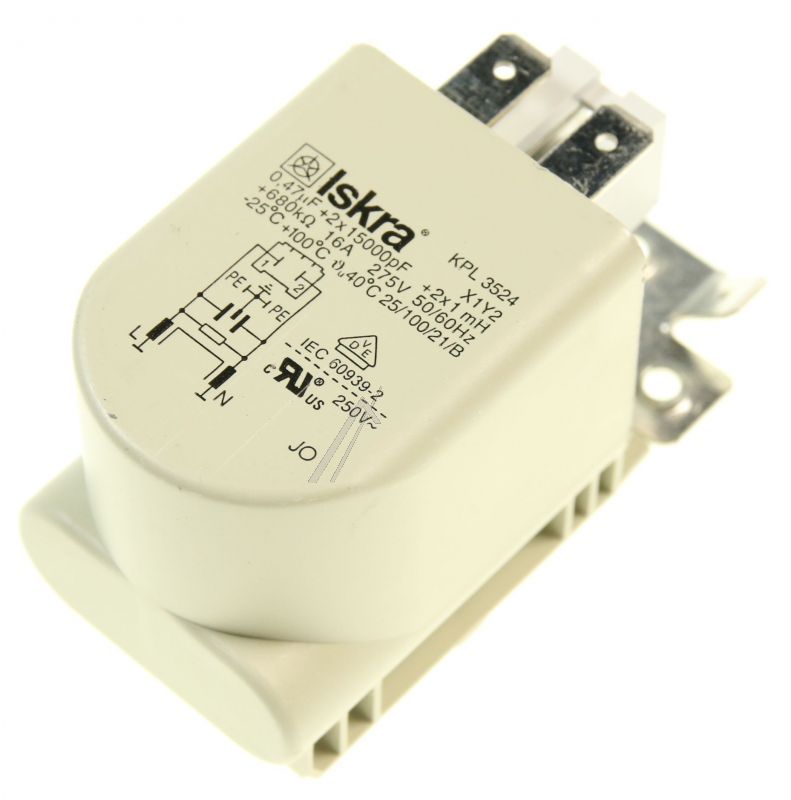 Kondensatorkpl. für Trockner Hisense/Gorenje 670670 Entstörkondensator