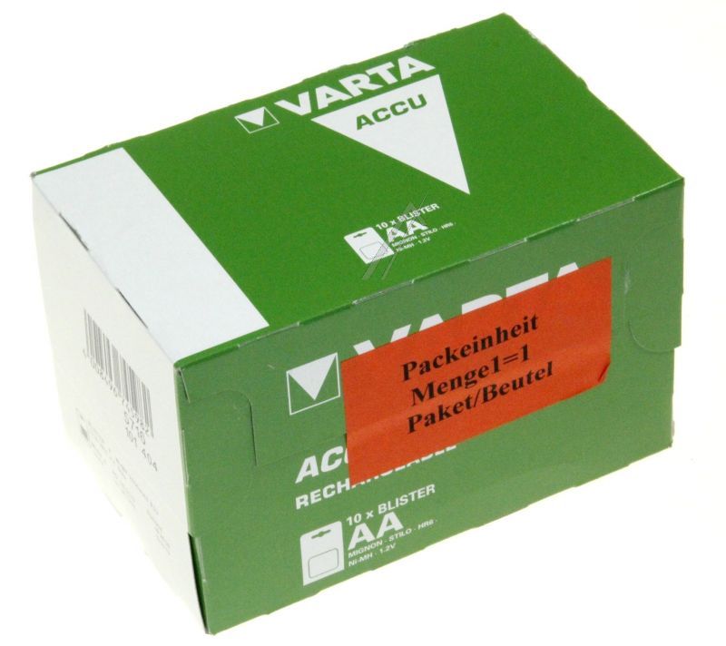 Varta HR06 Akku für Geschirrspüler 5716101404 1,2V-2600mAh NiMH