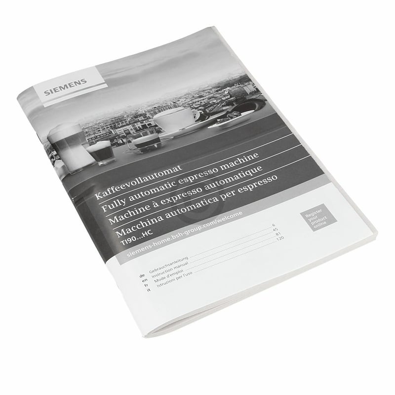 Gebrauchsanleitung Siemens 18026141 für Kaffeemaschine Bosch