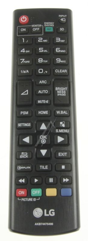 Fernbedienung für TV und Telefon LG AKB74475496 Infrarot Steuerung