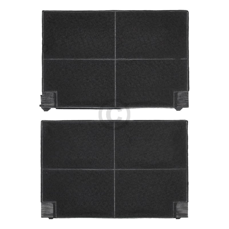 Kohlefilter Set wie Electrolux 9029800621 EFF55 225x155mm für Dunstabzugshaube 2Stk