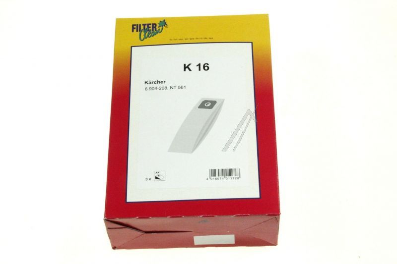 Staubbeutel für Staubsauger Filterclean 000800K 3 Stück
