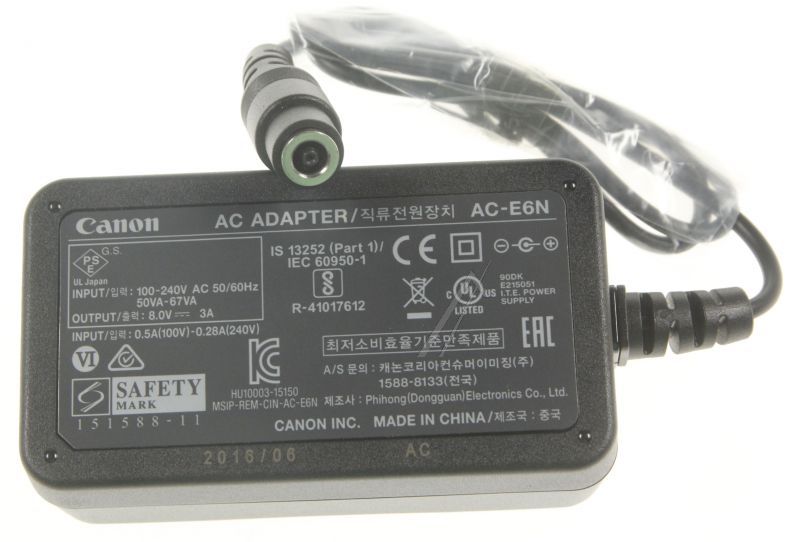 Netzadapter Ac-e6n für Canon Klimaanlage 1425C003 Stromversorgung