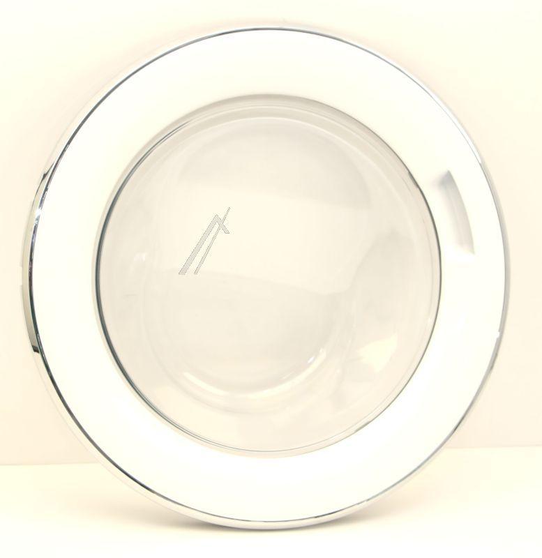 Bullauge für Waschmaschine Haier/Candy/Hoover 70067426 Tür weiß Chrom