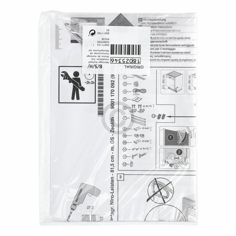 Montage-/Aufstellanleitung Montageanleitung 18025346 Bosch