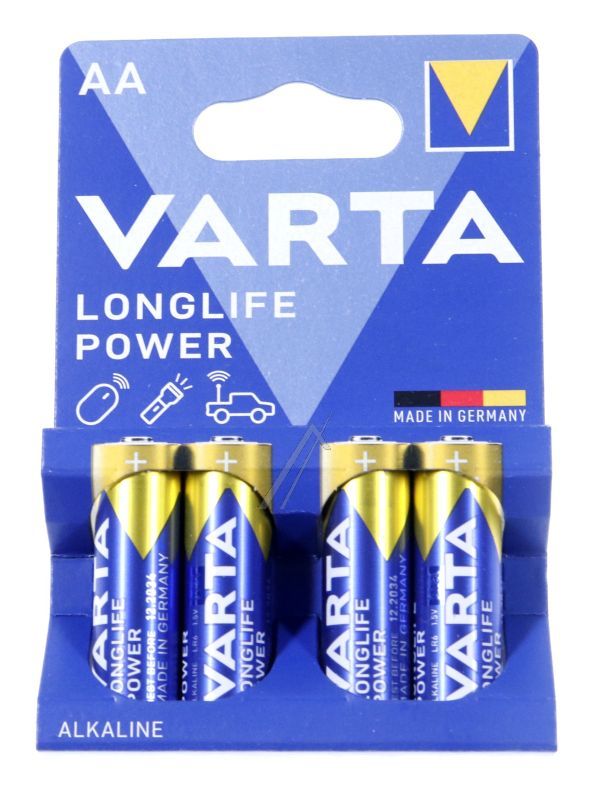 Varta Longlife Power AA-Batterien 4906121414 4er-Blister