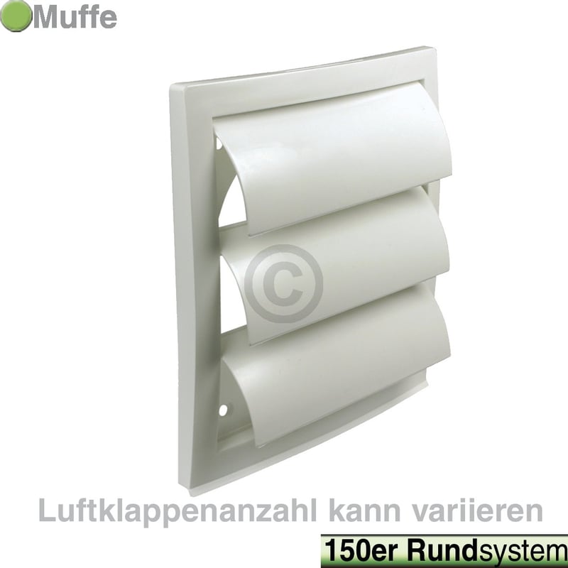 Jalousie 150erR weiß