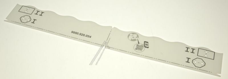 Schablone für Geschirrspüler Bosch 00747327 Sprüharm-Montage