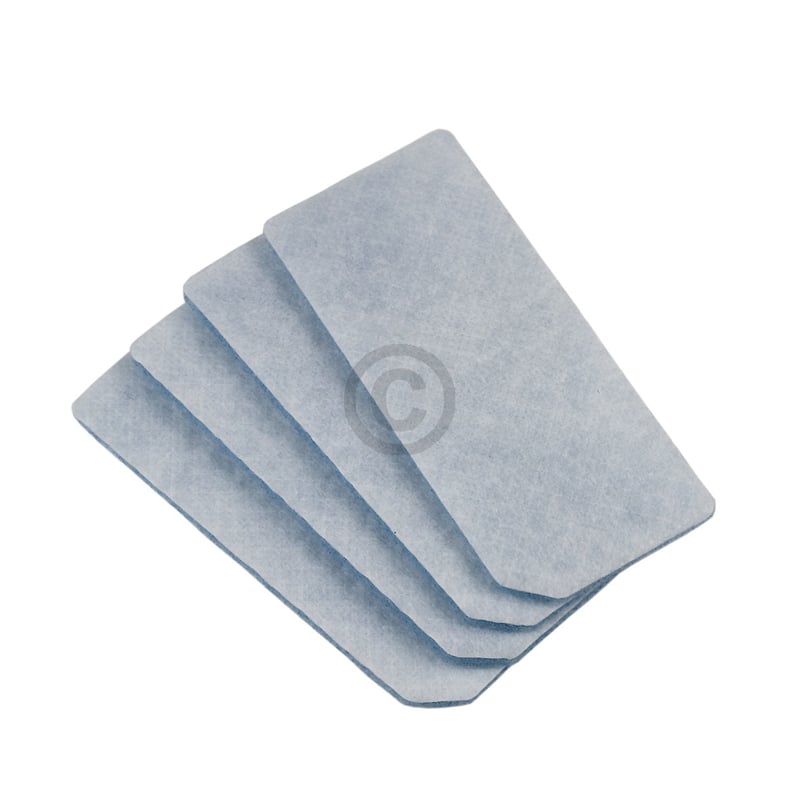 Abluftfiltermatte Miele 9724050 RX1-AC 120x52mm für Saugroboter 4Stk