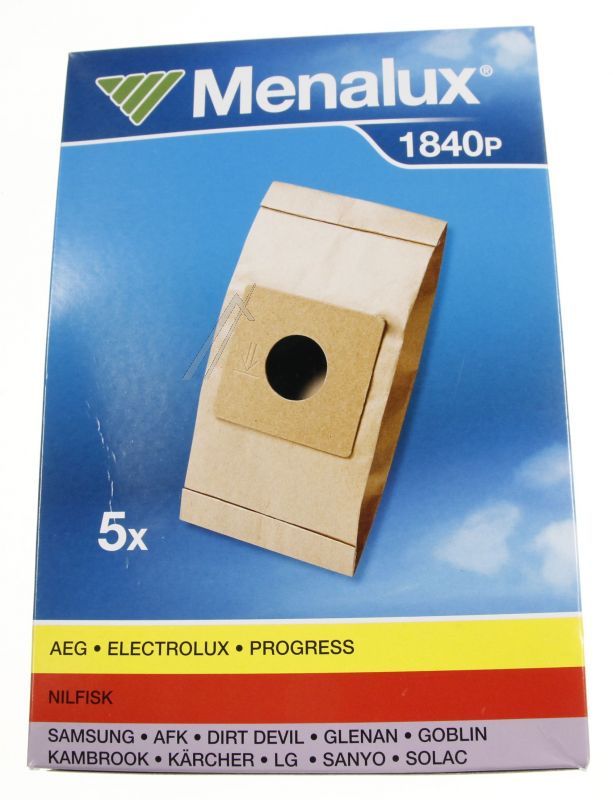 Vlies-Staubbeutel 1840P für Staubsauger Electrolux AEG 9002561109 5er Pack