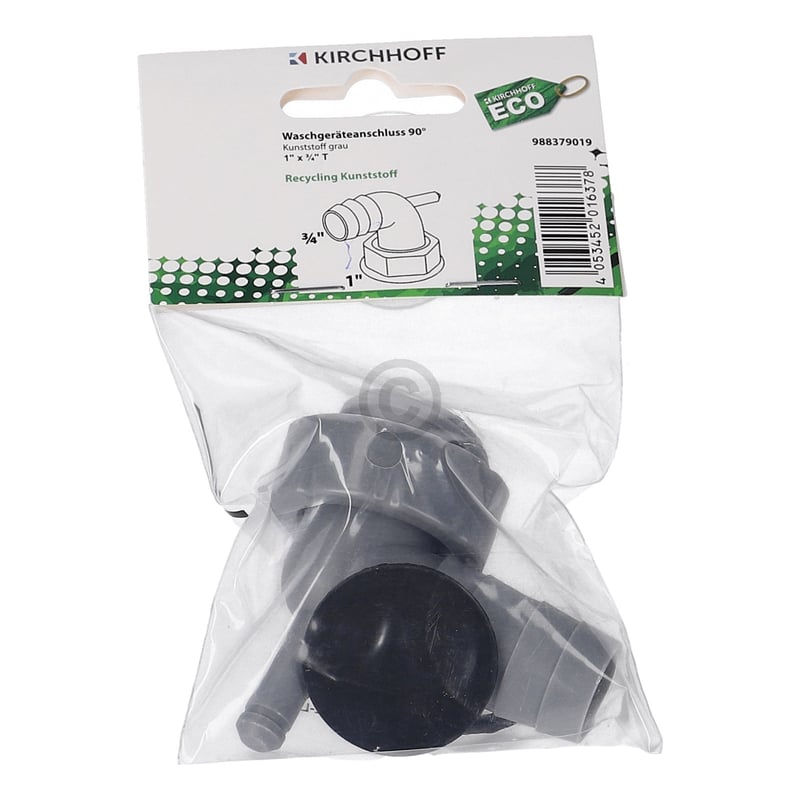 Schlauchanschluss mit Kondenswasserstutzen für 1" Siphon KIRCHHOFF 988379019