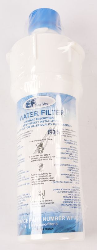 Wf103 Wasserfilterkartusche für Kühlschrank Electrolux 50289644002 Trinkwasser