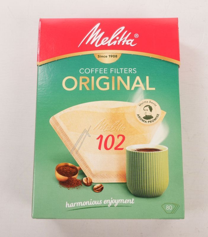 Filtertüten 102 für Kaffeemaschine Melitta 90527 6789264 80 ungebleicht