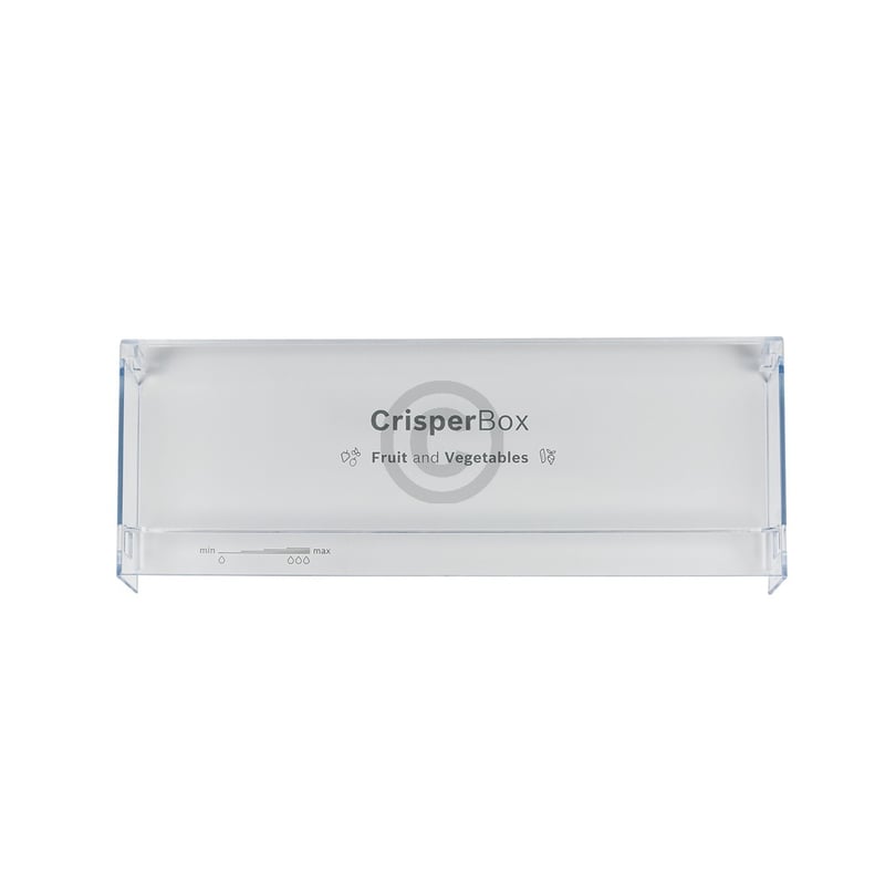 Schubladenblende BOSCH 00706684 450x165mm für CrisperBox Gemüsebehälter KühlGefrierKombination