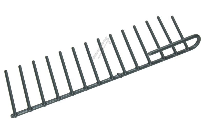 Geschirrkorb Lasche rechts für Geschirrspüler Whirlpool Indesit 488000630895 lang, dunkelgrau