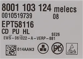 Leistungsmodul programmiert 00638981