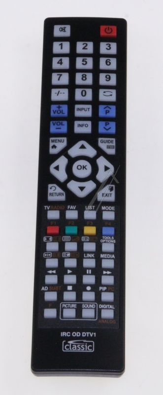 IRC87052OD Fernbedienung für Fernsehen & Telefonie Classic Vorprogrammiert