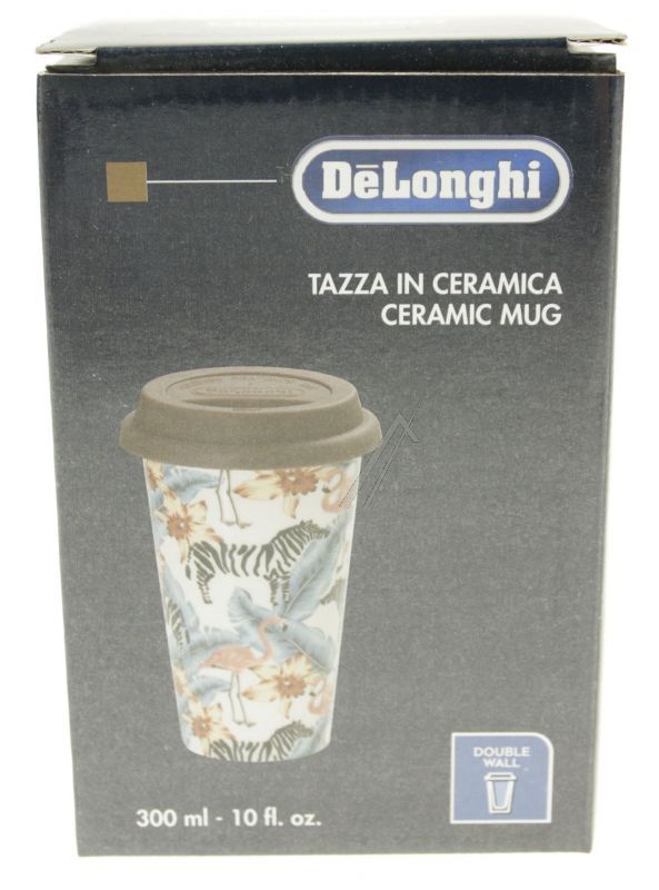 Keramikbecher für DeLonghi Kaffeemaschine 5513284511 300ml, doppelwandig