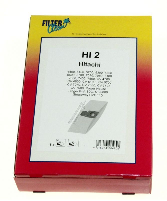 Hi2-Beutel für Staubsauger Filterclean 000081K 5 Stück
