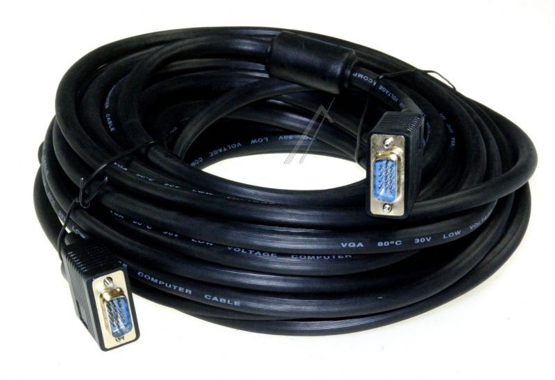 VGA-Kabel 15m für Fernsehen & Telefonie Com [Hersteller-Artikelnummer] 15-Pin-Stecker
