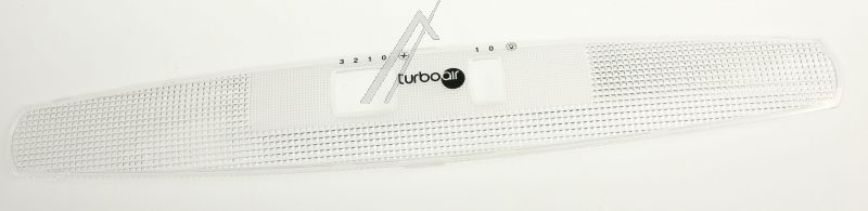 Elica Dunstabzugshaube Lampenabdeckung 10201352250 Licht, PMMA, schwarz