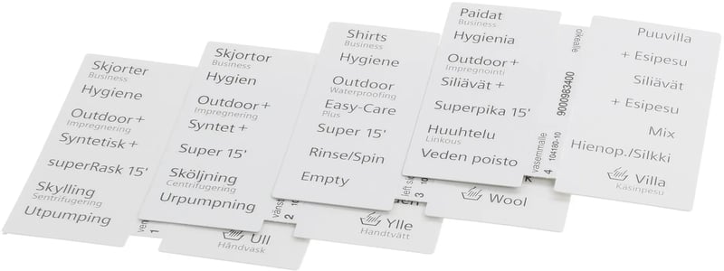 Legende für Waschmaschine Bosch 12005928 Waschmaschinen-Komponente