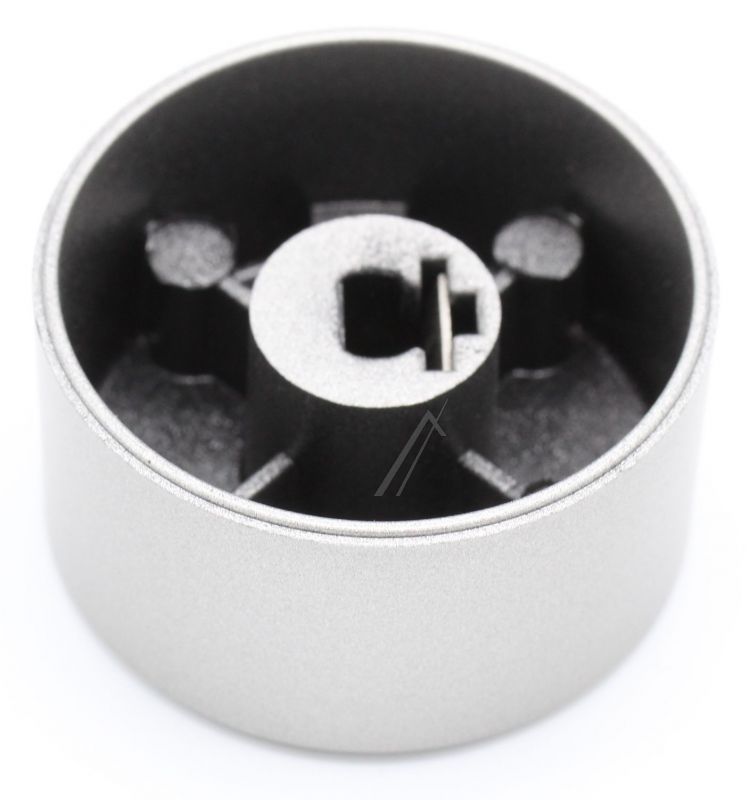 Gasflammenknopf für Whirlpool Kochfeld 488000384829 Metall, Chrom