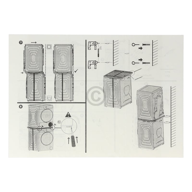Gleitschiene (54cm) Bauknecht C00938462 Bauknecht