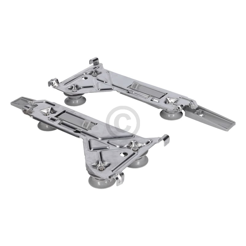 Korbrollen 00648570 mit RackMatik Verstellplatten für Oberkorb Geschirrspüler