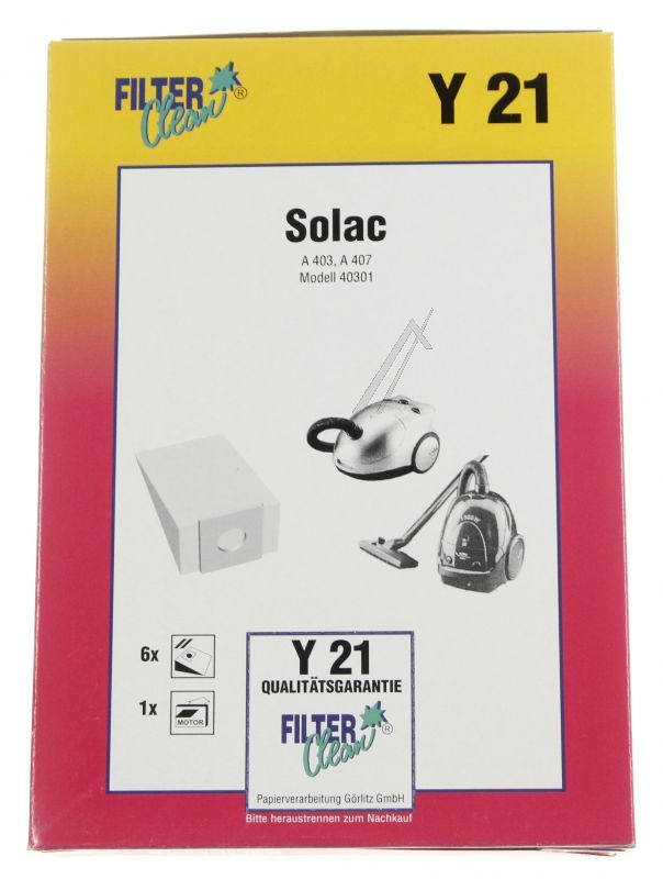 Staubsaugerbeutel für Staubsauger Filterclean 000233K Y21 6 Stück