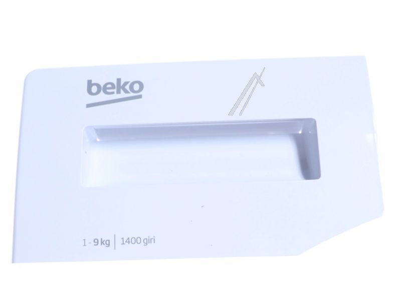 Waschmittelkastenblende für Waschmaschine Beko 2420709900 C00899126 Frontblende, weiß