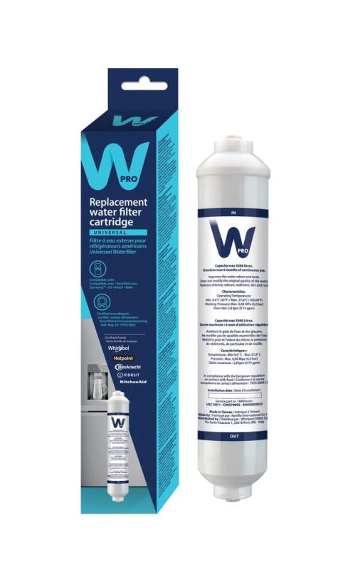 Wasserfilter für Kühlschrank Whirlpool/Indesit 484000008553 Universal