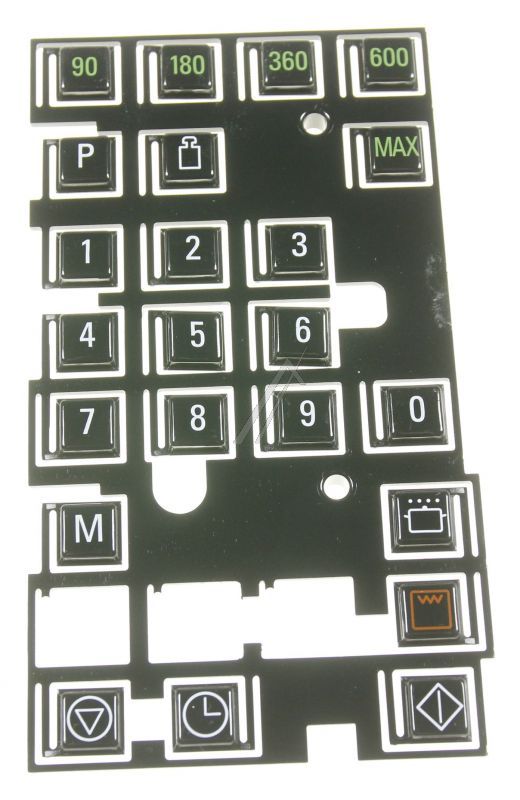 Tastatur für Mikrowelle BSH-Gruppe 00263481 Bedienfeld, Folie