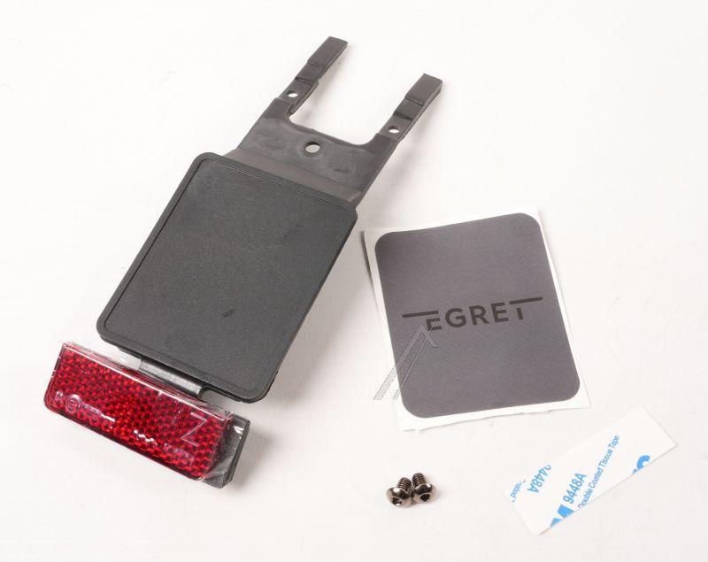 3 Paar Selbstklebende Kennzeichenhalter Für E-Scooter - Klett-System 135x110mm Ohne Bohren