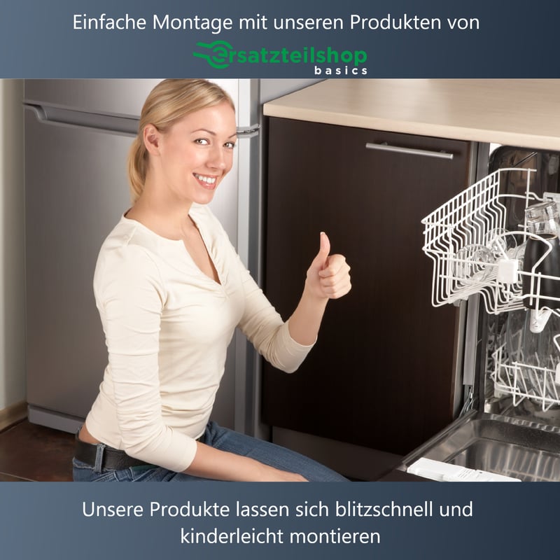 Rollen für Geschirrspüler Unterkorb Set 8 Stk. für AEG, Favorit, Privileg, Zanussi u.v.m. wie 5028696500