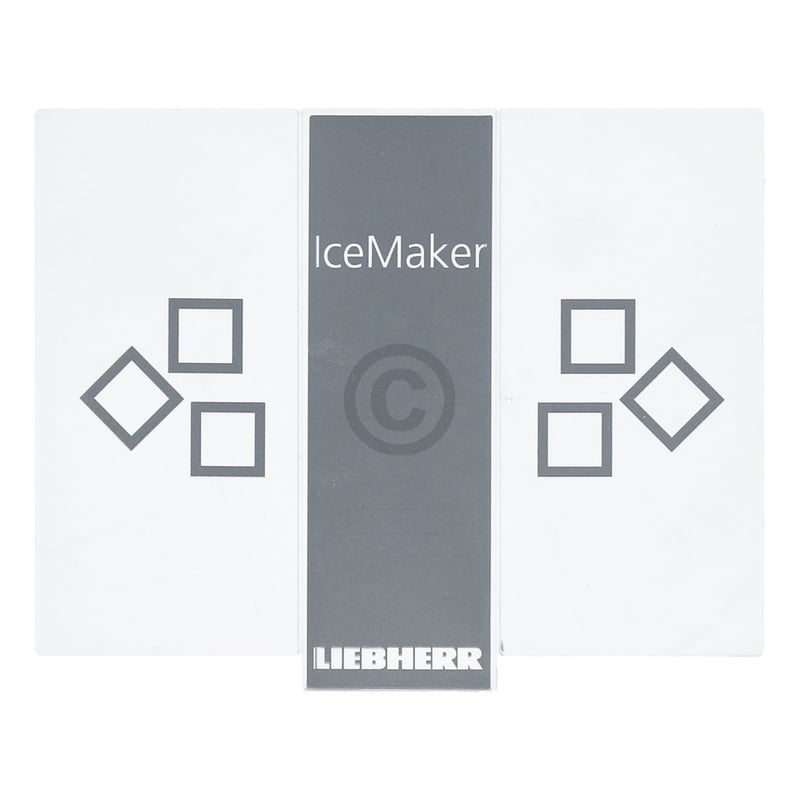 Infoblende für Eisbereiter Liebherr 7432402 für Kühlschrank