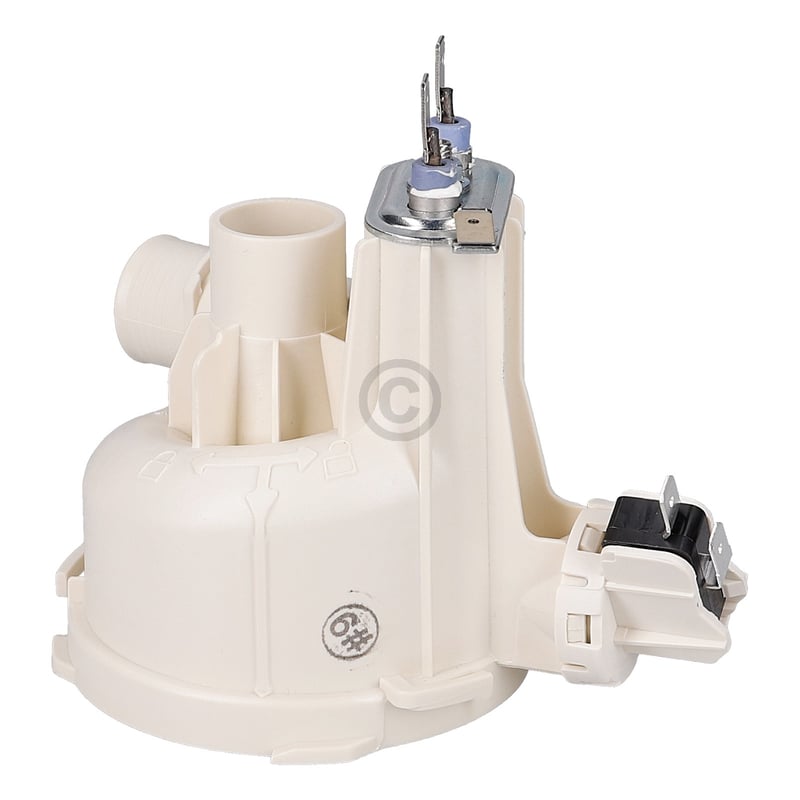 Heizungspumpe mit Druckschalter für Midea Geschirrspüler 17476000007482 Pumpe, Heizung, Druckschalter