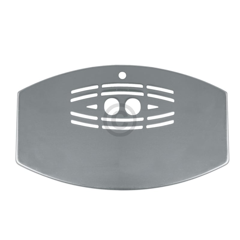 Abtropfschalenabdeckung DeLonghi 6032120800 silbern für Kaffeemaschine