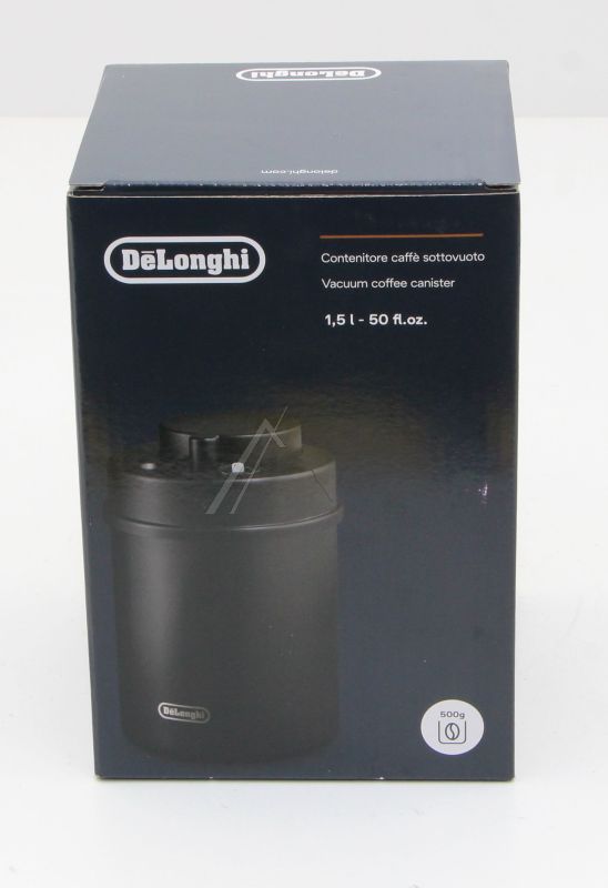 DeLonghi Kaffeemaschine Vakuum-Behälter schwarz AS00003083 Kaffeebohnen