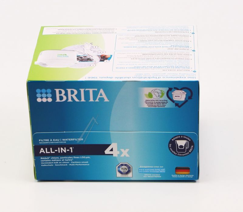 MAXTRA PRO 4er-Pack für Kaffeemaschine Brita 1050415 Wasserfilter