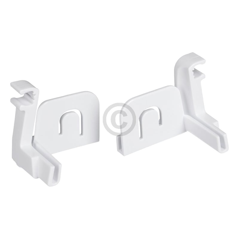 Halterung Set für Gefrierfachklappe oben BOSCH 00639091 in Gefrierschrank 2Stk