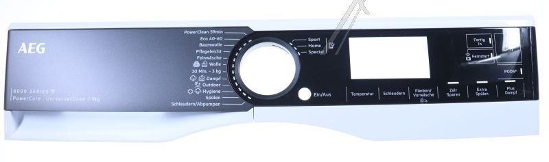 Bedienfeld für Trockner AEG 140245177039 weiß, Blende