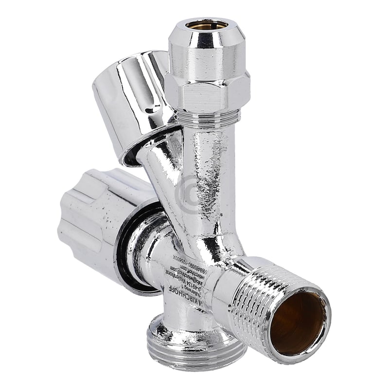 Kombi-Eckventil 1/2"x10mm mit Geräteanschluss KIRCHHOFF 98480090 KIRCHHOFF