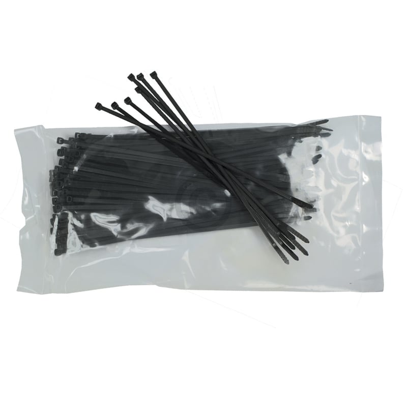 Kabelbinder 2,5x100mm schwarz 100 Stück - für den Außenbereich -
