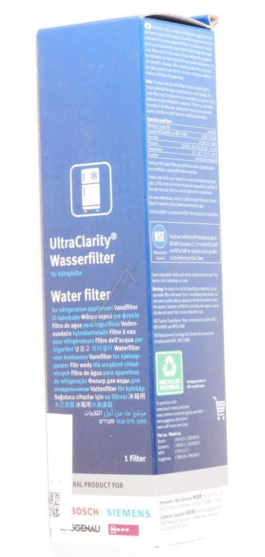 Bosch Siemens Kühlschrank Wasserfilter 17005584 Kühlschrankreinigung